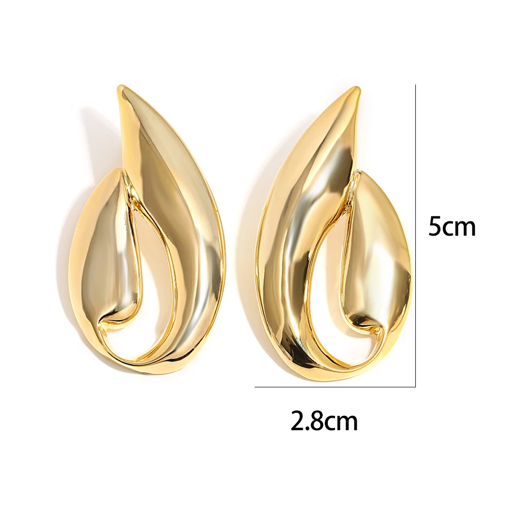 Greatera уникальный дизайн глянцевые серьги-гвоздики в форме капли воды для женщин