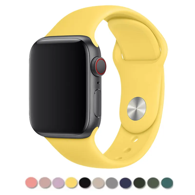 Силиконовый спортивный браслет для Apple Watch от JDFANS Унисекс Водонепроницаемый