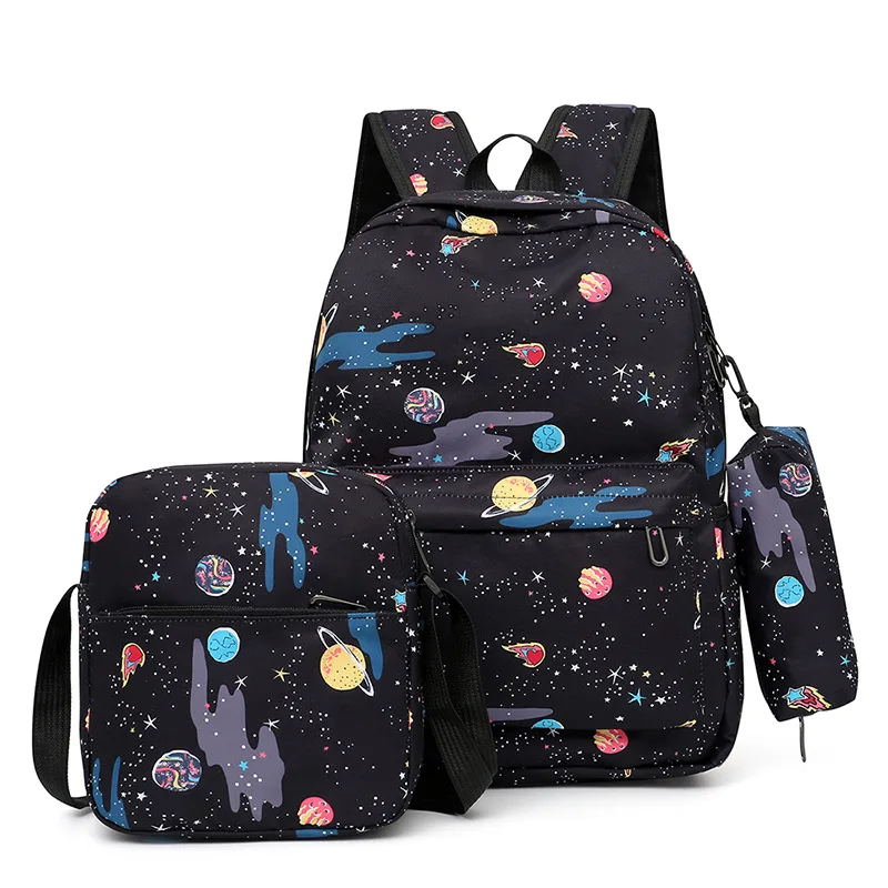 Cute Women Large Backpack set Waterproof Nylon Female Schoolbag College Lady Laptop Backpacks Kawaii Girls Travel Book Bags 2022