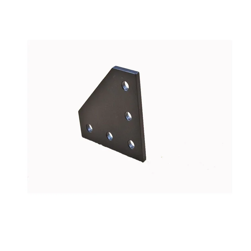 1PCS 5 Holes 90 Degree Joint Board Plate Corner Angle Bracket Connection Strip for 2020 Aluminum Profile | Строительство и ремонт