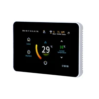 smart home indoor horizontal screen thermostat digital water heater thermostat