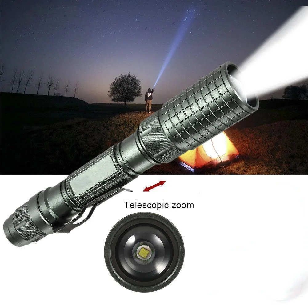 Мощный светодиодный фонарик 8000 Люмен CREE XML-T6 с 5 режимами для кемпинга охоты