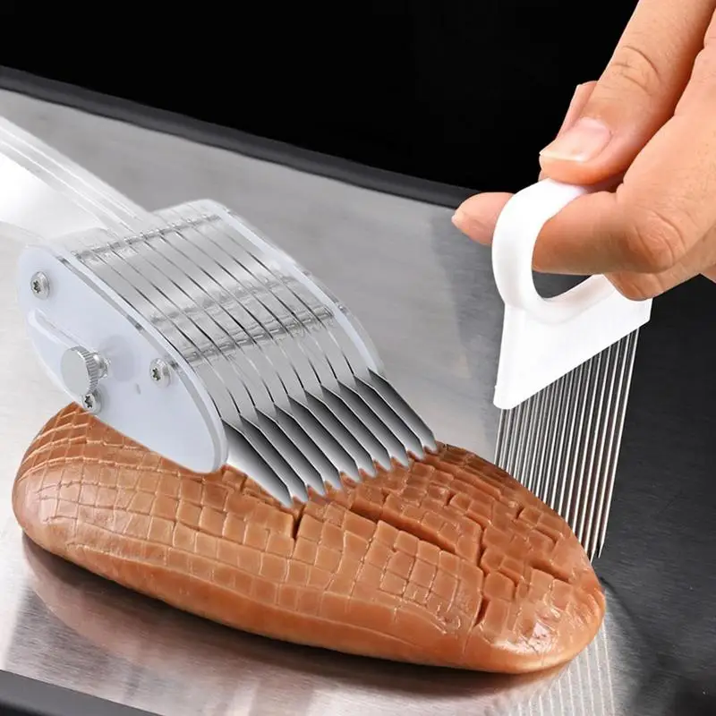 

Meat Tenderizer 8 Blades Meat Slicing Pounder Squid Cutting Knife Pig Skin Chicken Gizzard Knife For Pork Fish Kitchen Gadgets