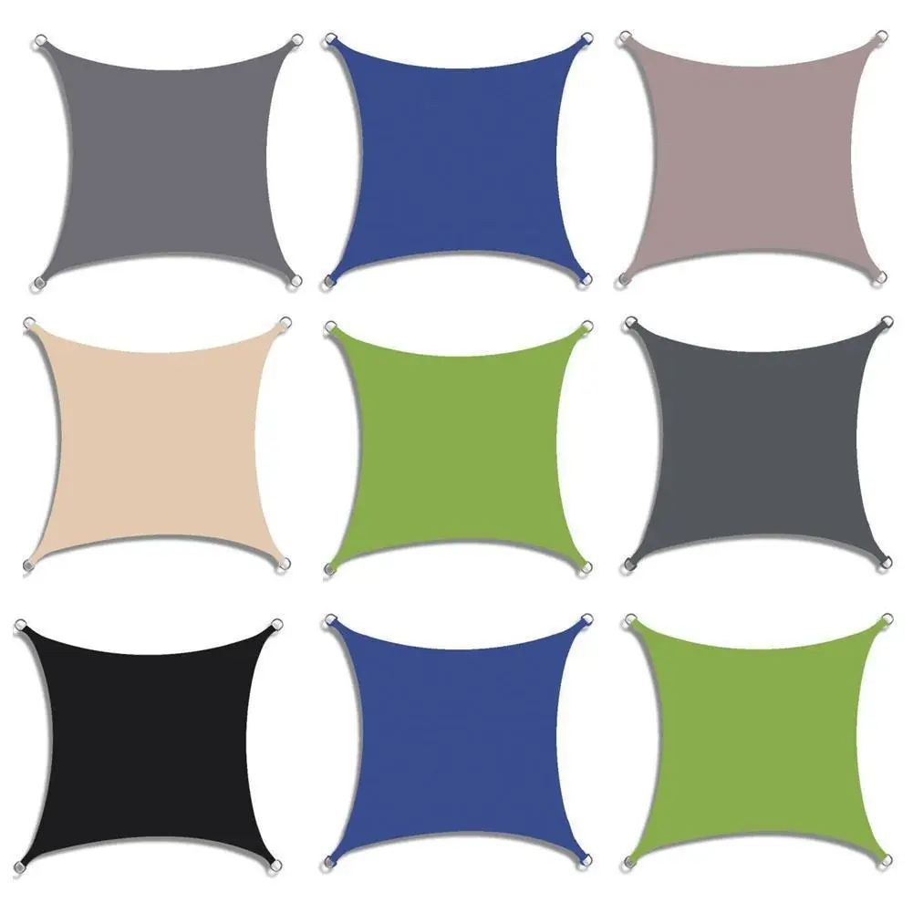 

7 цветов уличный Кемпинг Водонепроницаемый солнцезащитный укрытие садовая терраса тент УФ отверстие 2 размера