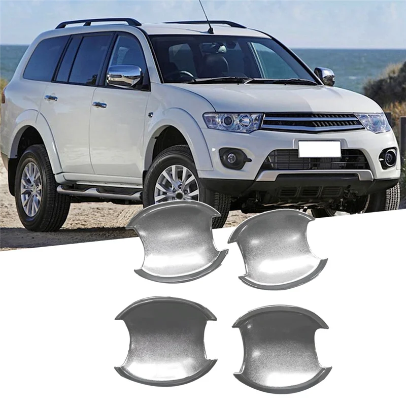 1 комплект хромированная дверная ручка чехол для Mitsubishi Pajero Sport 2012-2014 съемник