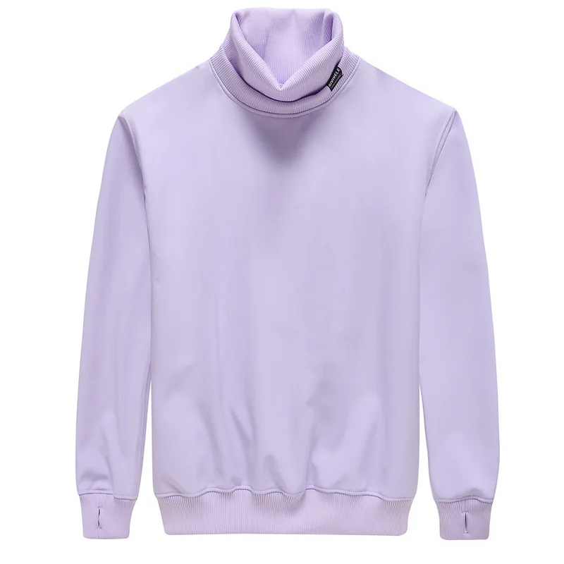 Лыжная теплая футболка с длинным рукавом Шейная защищенная плюшевая Толстовка