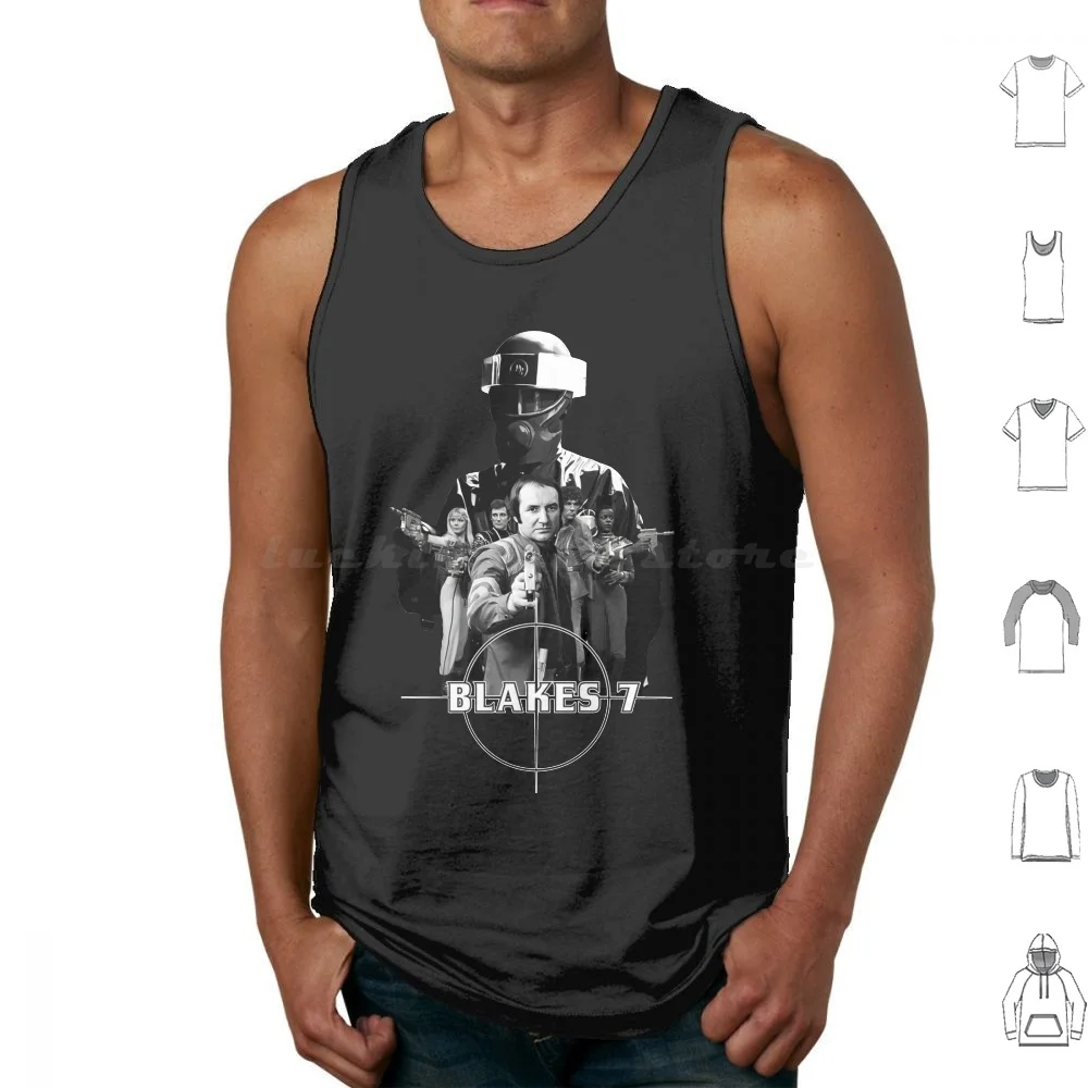 

Blake'S 7-Series 4-Crew 'Blake' Tank Tops Vest Sleeveless Blakes 7 Blakes Seven Sci Fi Blake Vila Tarrant Dayna Soolin Cult Tv