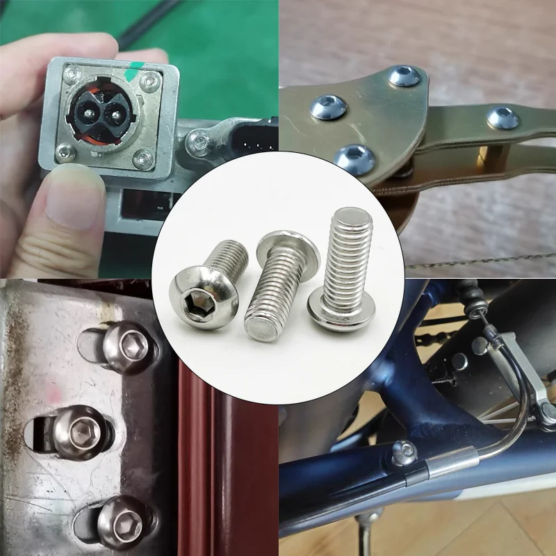 M2 M2.5 M3 M4 M5 M6 M8 M10 винт с шестигранным углублением Φ 304 нержавеющая сталь