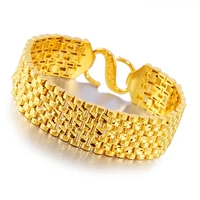 2019 hot thailand vietnam sand gold bracelets no fade plated fancy gold bracelets designs jewelry for mens