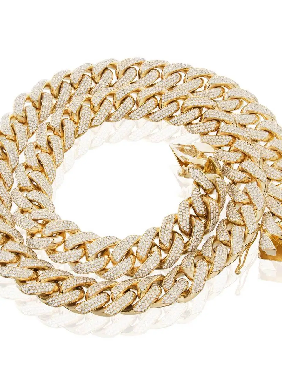 Лидер продаж в стиле Майами серебряная кубинская цепочка хип-хоп 925 муассанит