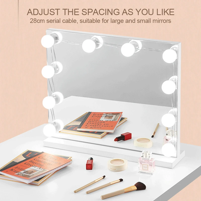 

Vanity Lights Bathroom Dressing Table Lighting LED Light Makeup Mirror Bulbs Dimmable LED Vanity Light for Mirror Light