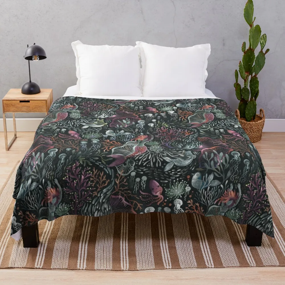 Причудливое биолюминесцентное одеяло милые декоративные диваны волосатые