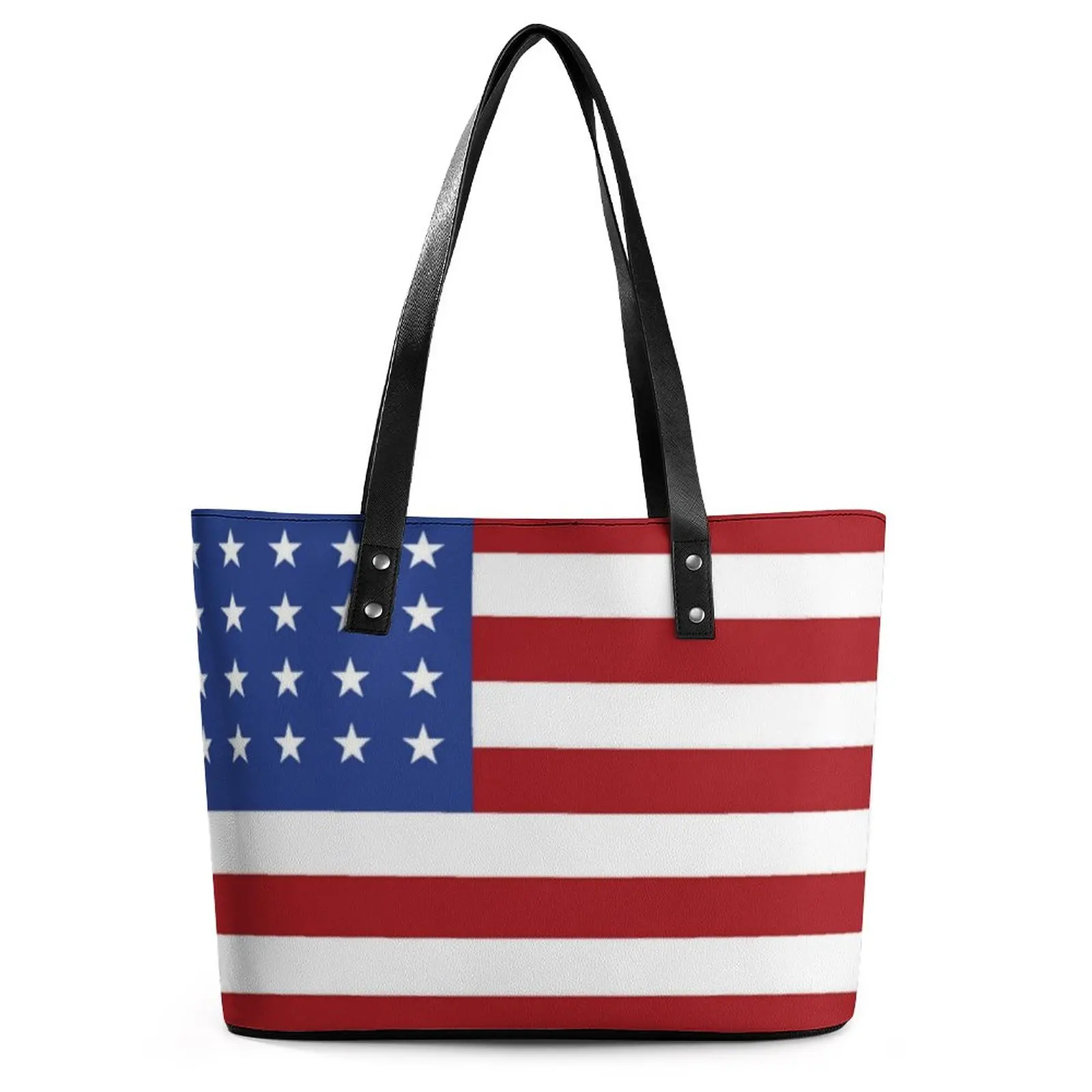 

Американская модель, Женская патриотическая полосатая Сумка-тоут со звездами, стильная деловая сумка через плечо, дизайнерские сумки для покупок