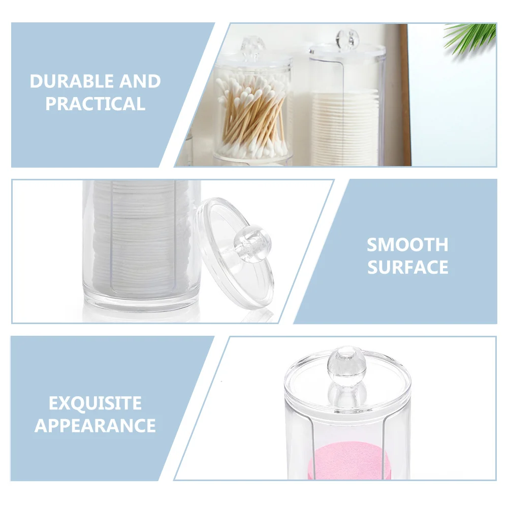 Ватная коробка органайзер для ванной комнаты держатель подушечек с пазом