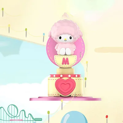 

Sanrio семейная мечта, колесо обозрения, загадочная коробка угадай, сумка, игрушки, девушки, Аниме фигурки, милые куклы, подарок на день рождения, сюрприз