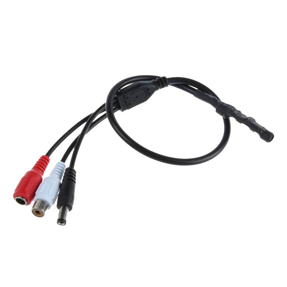 Uvusee Mini Microphone High Sensitive Pickup Audio Mic Microphone for Cctv Security Camera DVR System