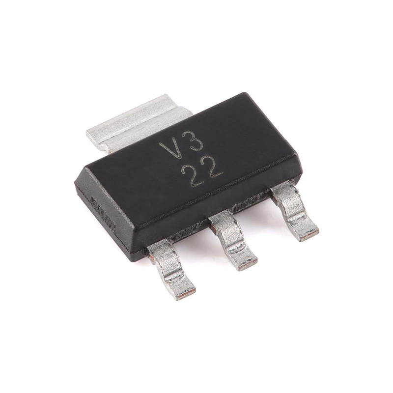 

10pcs/Lot TLV1117-33CDCYR SOT-223-4 MARKING;V3 LDO Voltage Regulators Fixed LDO Volt Reg Operating Temperature:- 40 C-+ 125 C