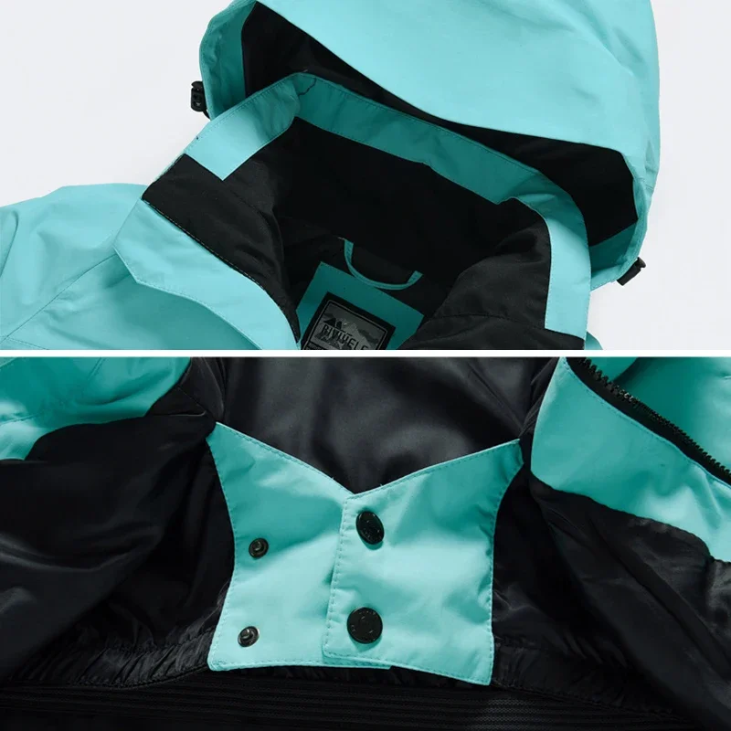 2024 толстые теплые мужские костюмы для сноуборда ветрозащитные