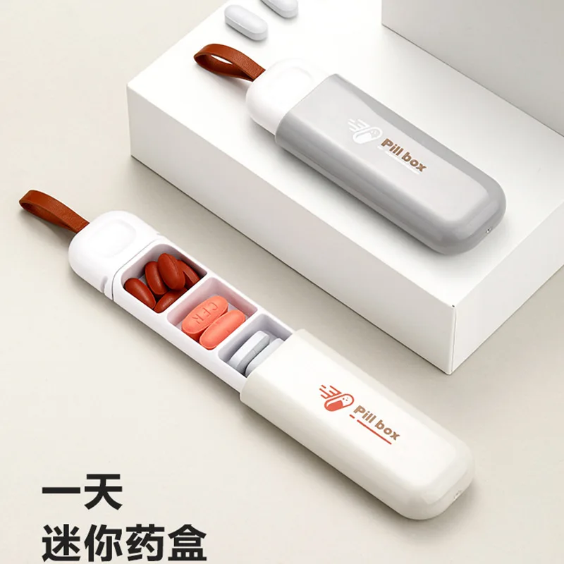 

Small Portable Medicine Box Small Small Mini Medicine Box Carry-on Morning, Afternoon and Evening One Day Medicine Box