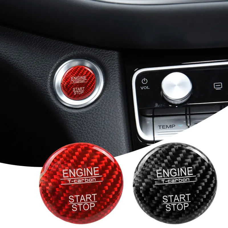 

1pcs One-click Start Button Decoration Ignition Ring Sticker Interior for Mercedes Benz W203 W211 W204 W210 W124 W212 CLA CLS