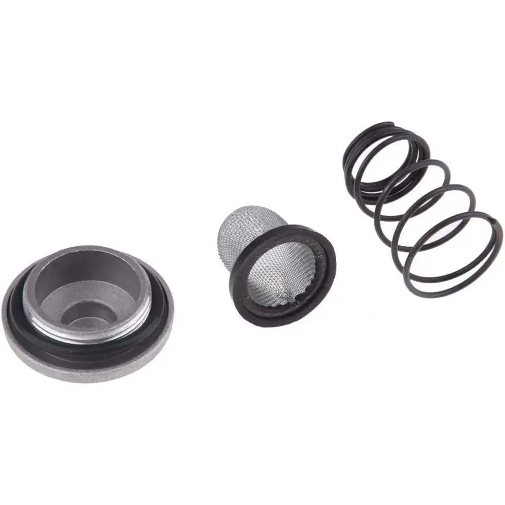 

Car Oil Drain Plug Kit With Spring Filter Scooter Oil Filter Drain Screw Gy6 50 80 Gy6125/150 Engine Accessories