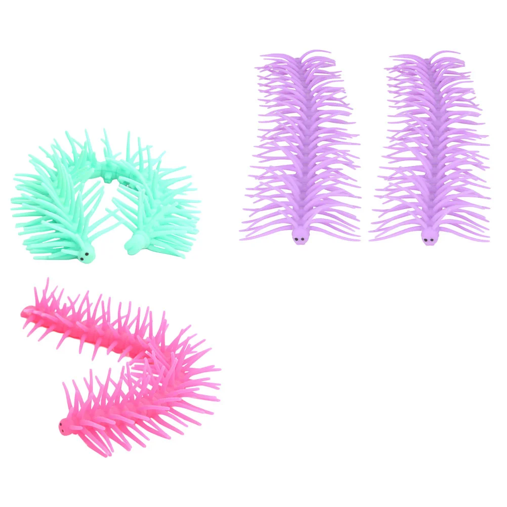 

4pcs Kids Stress Relief Simulation Centipede Vent Decompression