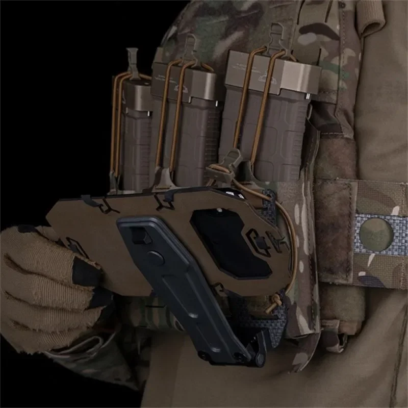 ZXYHFE Тактический вращающийся держатель для телефона Kydex из алюминиевого сплава CS