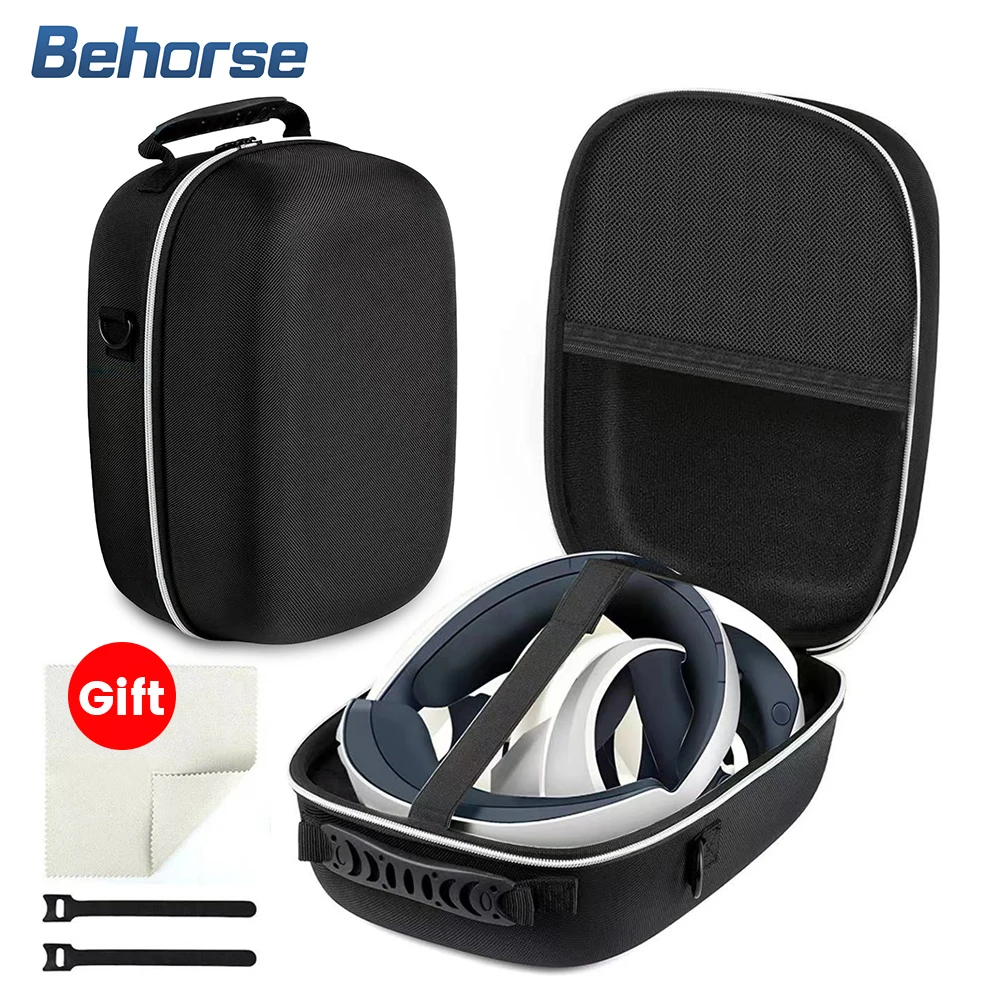 

Storage Bag for PSVR2 VR Headset Carrying Case with Shoulder Strap EVA Hard Portable Travel Organize Box for PS VR2 Accessories