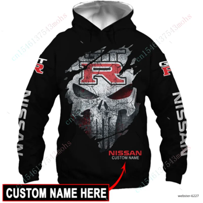 

2022 GTR New Men's Hoodie High Quality Oversized Hoodie 3D Anime Men's Clothing Harajuku Hooded Sweatshirt Unisex Men's Clothing