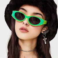 fashion cat eye two color frame sunglasses woman vintage retro leopard trending sun glasses men oval lens eyewear shades uv400