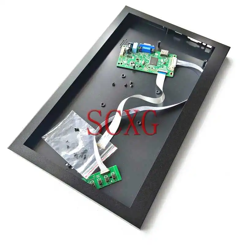 For B133HAN02.0/1/3/5/7 LCD Panel Metal Case+Driver Controller Board 1920*1080 VGA 30 Pin EDP 13.3" DIY Kit HDMI-Compatible