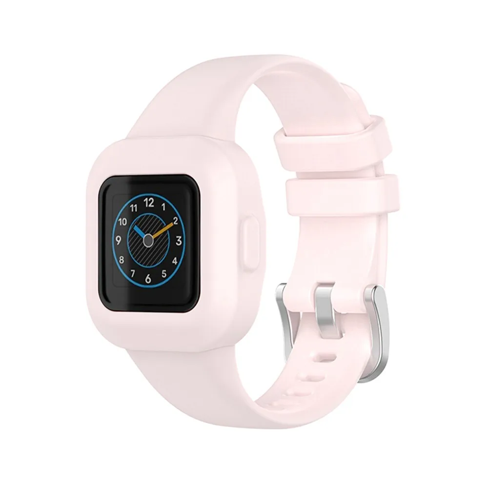 Многоцветный мягкий силиконовый ремешок для Garmin Fit JR.3/Garmin Vivo JR.3 детский сменный