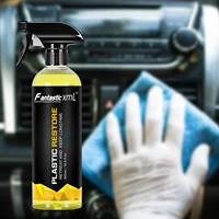 500ml automotive interior cleaning agent car plastics parts refurbish cleaning agent car exterior restorer for cars motorcycles