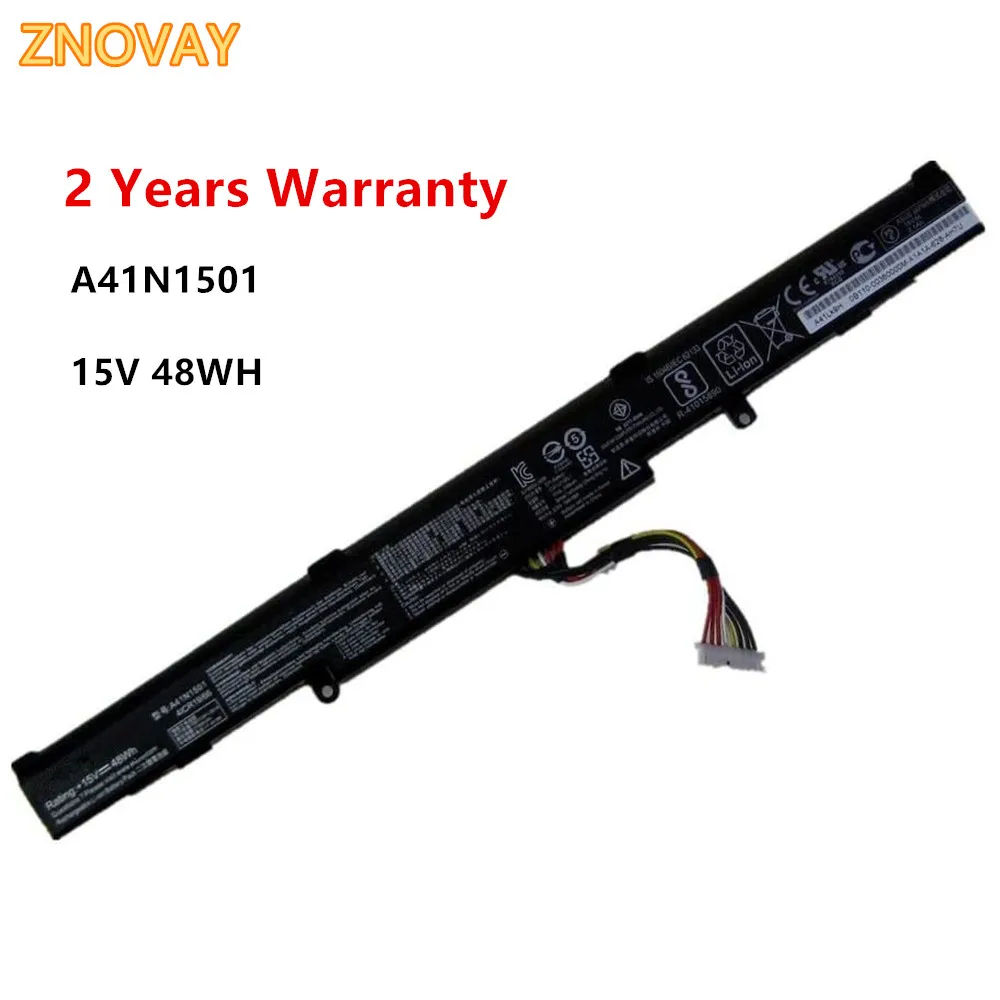 ZNOVAY 3200 мАч A41N1501 Аккумулятор для ноутбука ASUS GL752JW GL752 GL752VL GL752VW N552 N552V N552VW N752 N752V N752VW