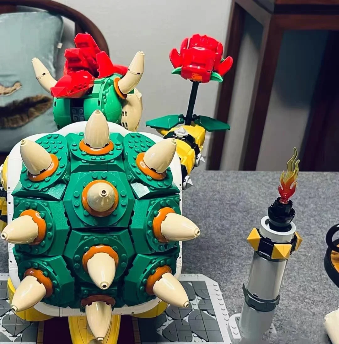 В наличии 2022 Новинка The Mighty Bowsered совместимый 71411 2807 шт. Набор строительных блоков