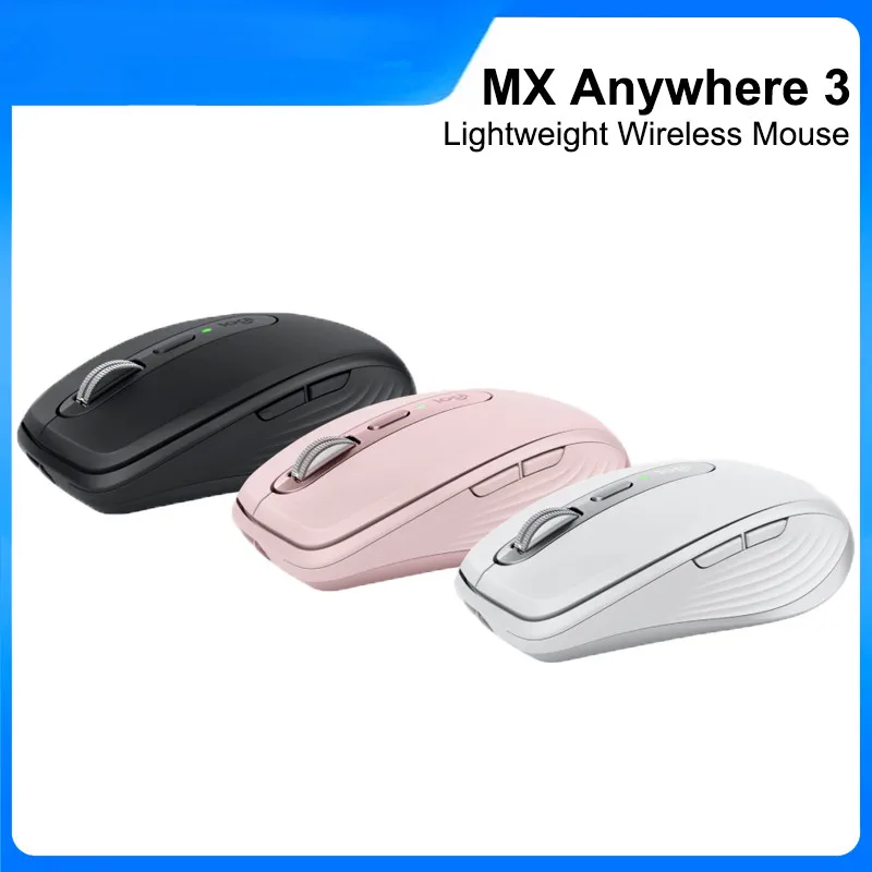 

Original Logitech MX Anywhere 3 Wireless Mouse 4000DPI MagSpeed SmartShift Bluetooth Office Mice for Windows macOS