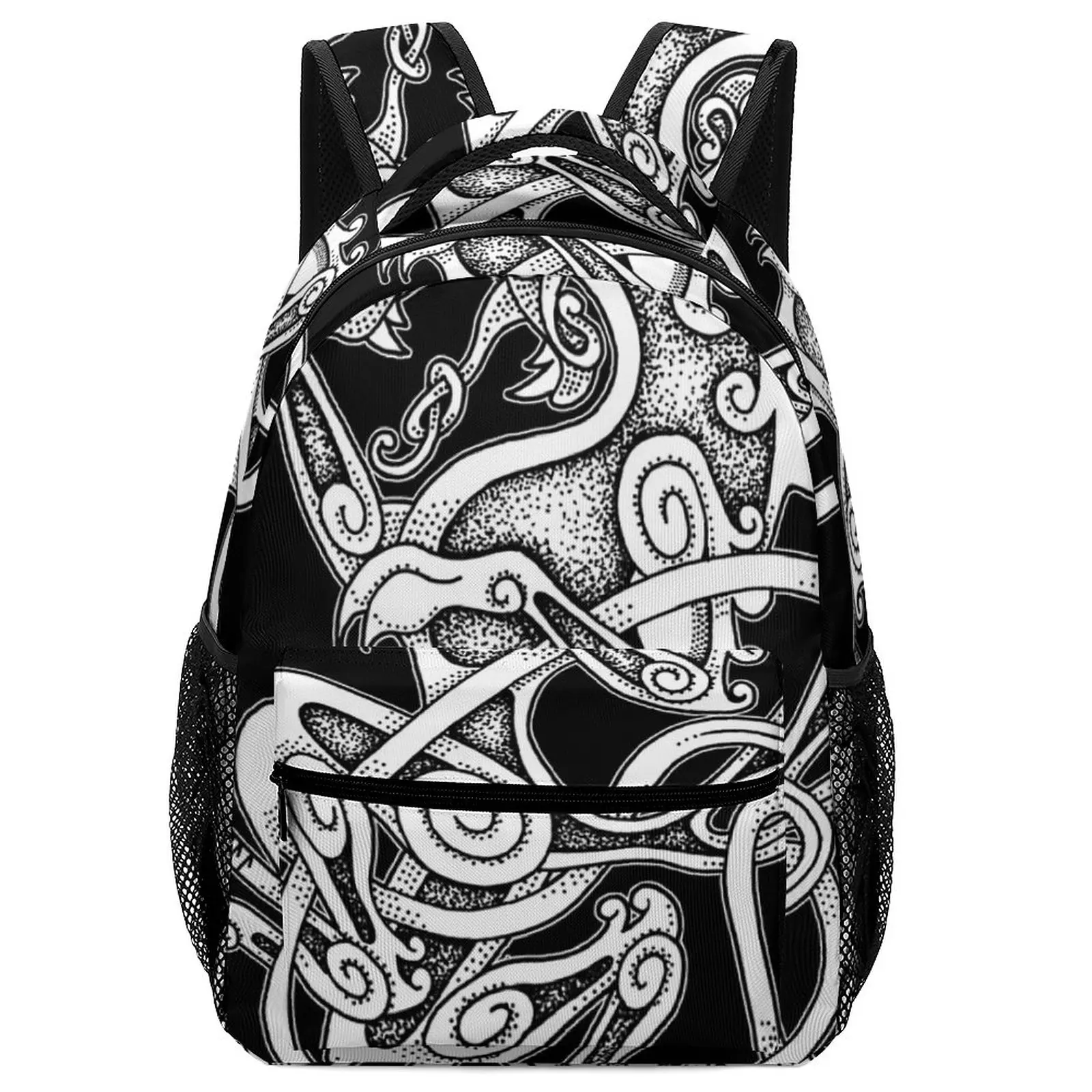 

Японский художественный рюкзак Varg для мужчин и женщин, сумки для трекинга для девочек и мальчиков, школьные ранцы для девочек-подростков с коровьим принтом