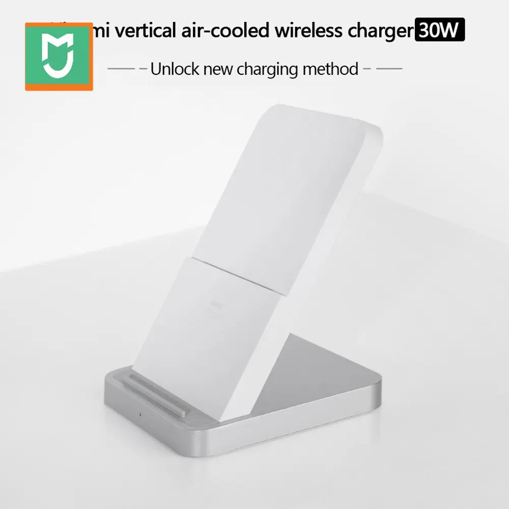 

Original Mijia Vertical Air-cooled Wireless Charger 30W Max with Flash Charging for Mijia Mi 9 Pro 5G Mi Mix 3 For iPhone 11