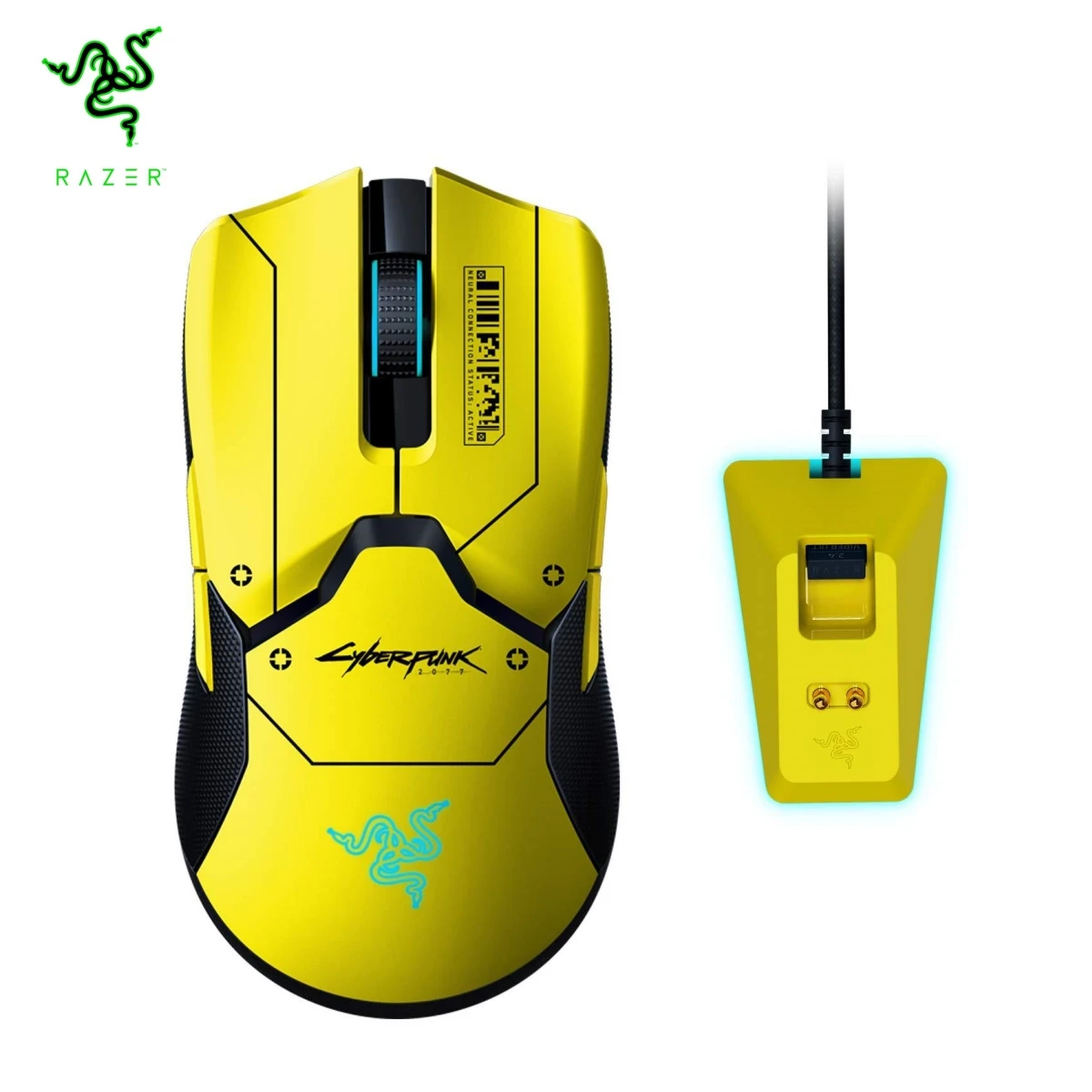 Игровая мышь viper. Мышка Razer Viper Ultimate Cyberpunk 2077. Игровая мышка райзер Viper Ultimate. Razer Viper Ultimate & Mouse Dock - Quartz. Беспроводная мышь Razer Viper Ultimate.