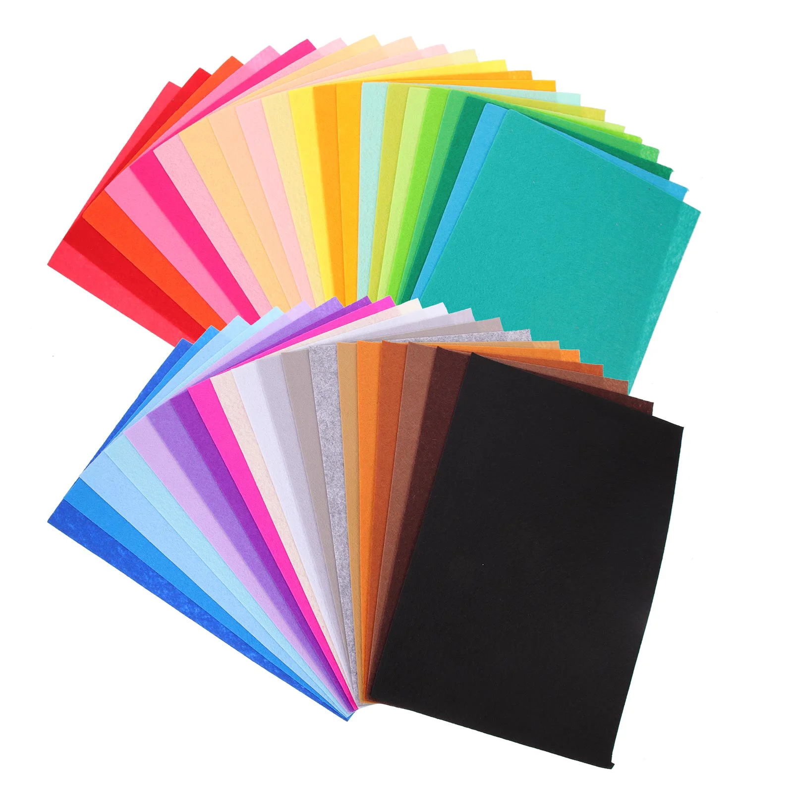 

40Pcs Fabric Crafts Felt Sheets Diy Felt Fabric Felt Fabric Cloth Felt Sheets For Crafting Felt Fabric Sheets Felt Sheets