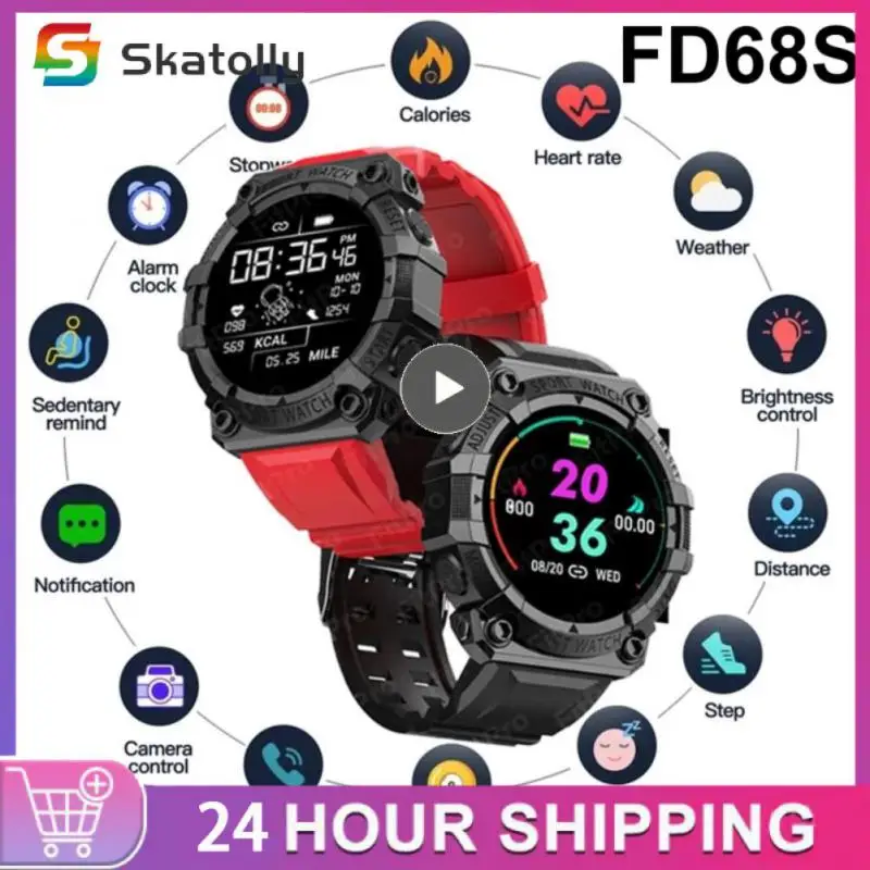 

Smart Watch Men Smart Bracelet Fitness Smart Fitness Smart Bracelet Full Touch Screen Sport Fd68s 2023 Smart Watch