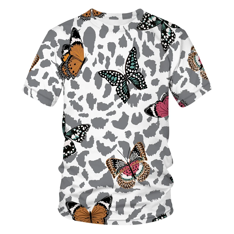 

Cartoon Butterfly 3d Printed T-shirts Casual Man's T-shirt Short Sleeve Sweatshirt Clothing Tops 2021 New Fashion Woman