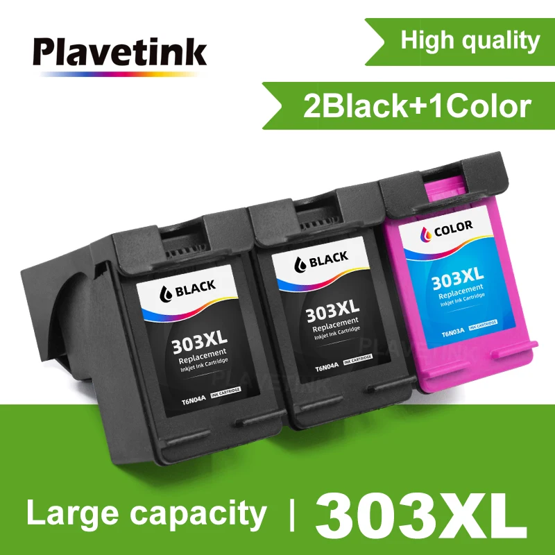Plavetink-cartucho de tinta para impresora HP ENVY, recambio de tinta de Color prémium para HP303, 303 XL, 303XL, 6220, 6230, 6232, 7120