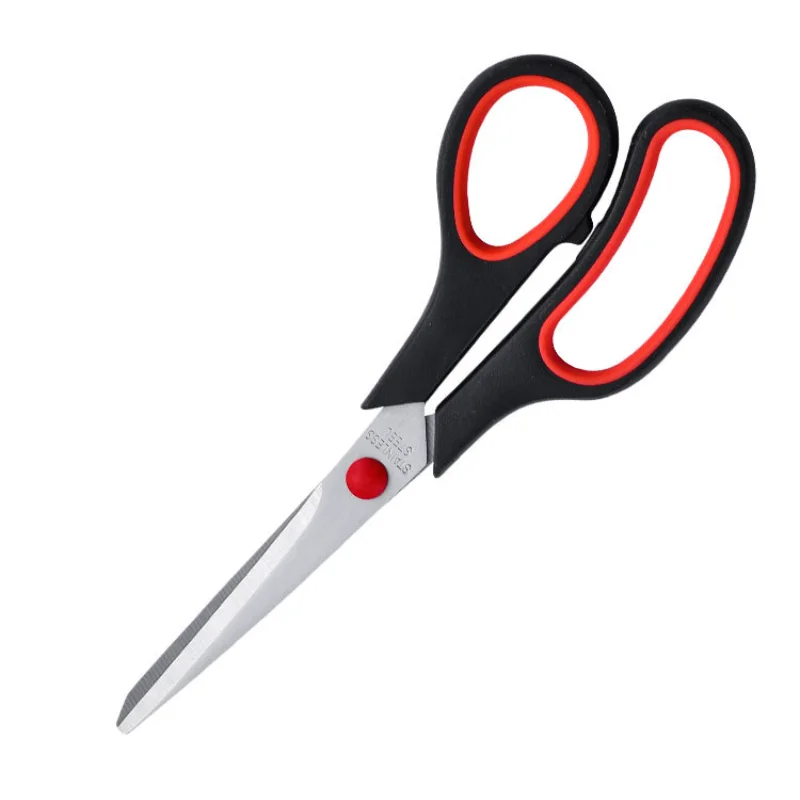 

Hand Steel Rubber; Home Scissors Scissors Tailor Tools Sewing Multipurpose Scissors Office Tools Office Stainless Plastic