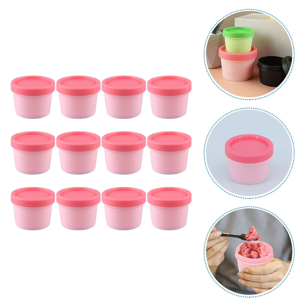 

Jarscream Containers Cups Container Desserttravel Freezer Ice Empty Jar Lids Lotionlip Facial Sample Pot Prep Meal Storage
