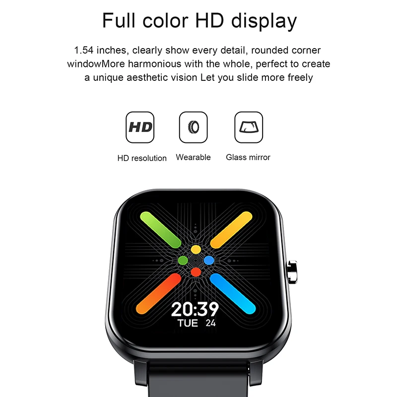 Smart Watch Men for OPPO IP67 Waterproof Big HD Screen Bluetooth Call Smartwatch Women Sports Health Fitness Tracker |