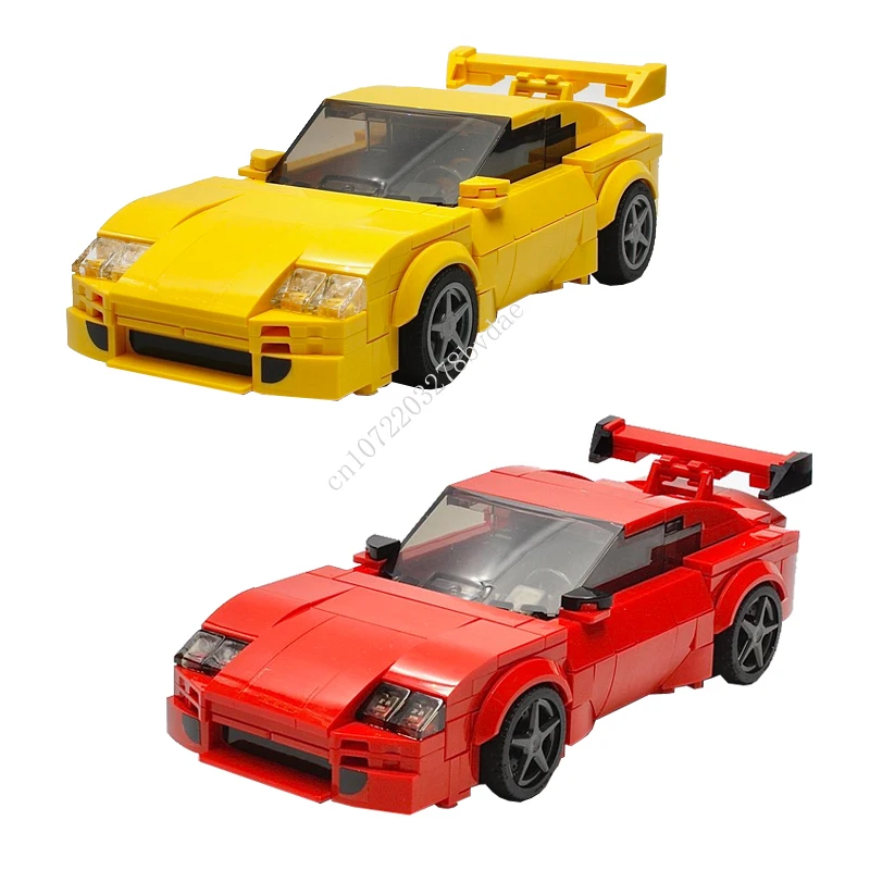 

360PCS MOC Speed Champions Supra MK4 SportsCar Model Building Blocks Technology Bricks DIY Creative Assembly Kids Toys Gifts