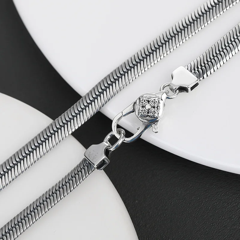 Ожерелье из серебра 4 6 пробы толщиной мм в стиле ретро