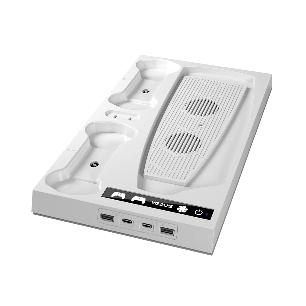 

Vertical Cooling Fan Stand for PS5 Dual Controller Charger Cooling Stand Holder Host Dock Base Bracket