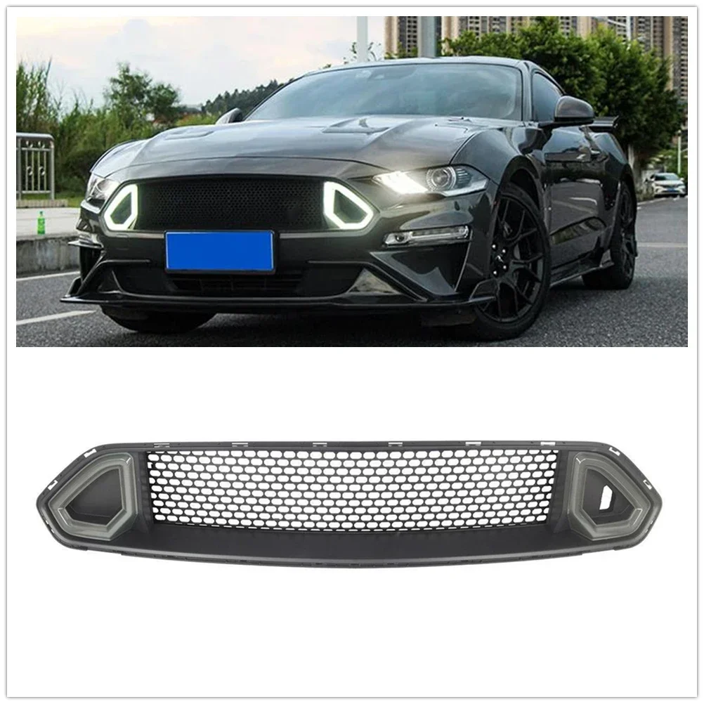 Новый! Гоночная решетка Передняя для Ford Mustang 2018-2022 RTR Style Bar Черный автомобильный